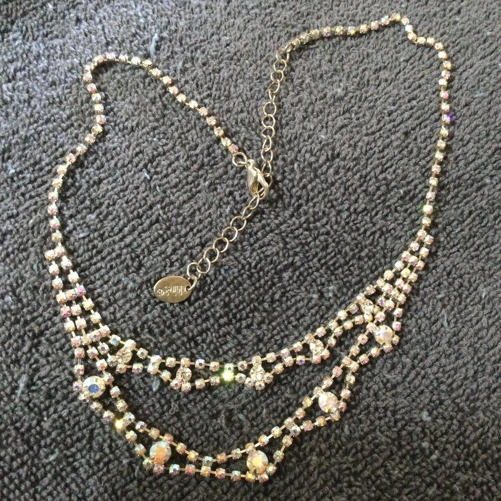 AB Rhinestone Necklace